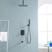 Load image into Gallery viewer, 16 Inch Complete Celling Mounted Shower System with Rough-in Valve Lordear
