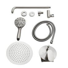 Load image into Gallery viewer, 10 Inch Rainfall Round Shower System with Handhel Shower Wall Mounted (Valve Included)
