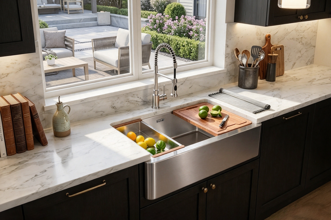 Why Every Modern Kitchen Needs a Workstation Sink (And How It Changes Meal Prep)