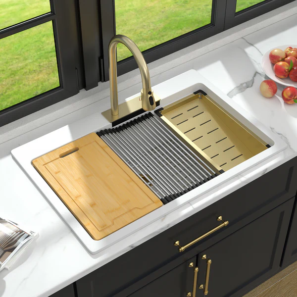 Quartz sink