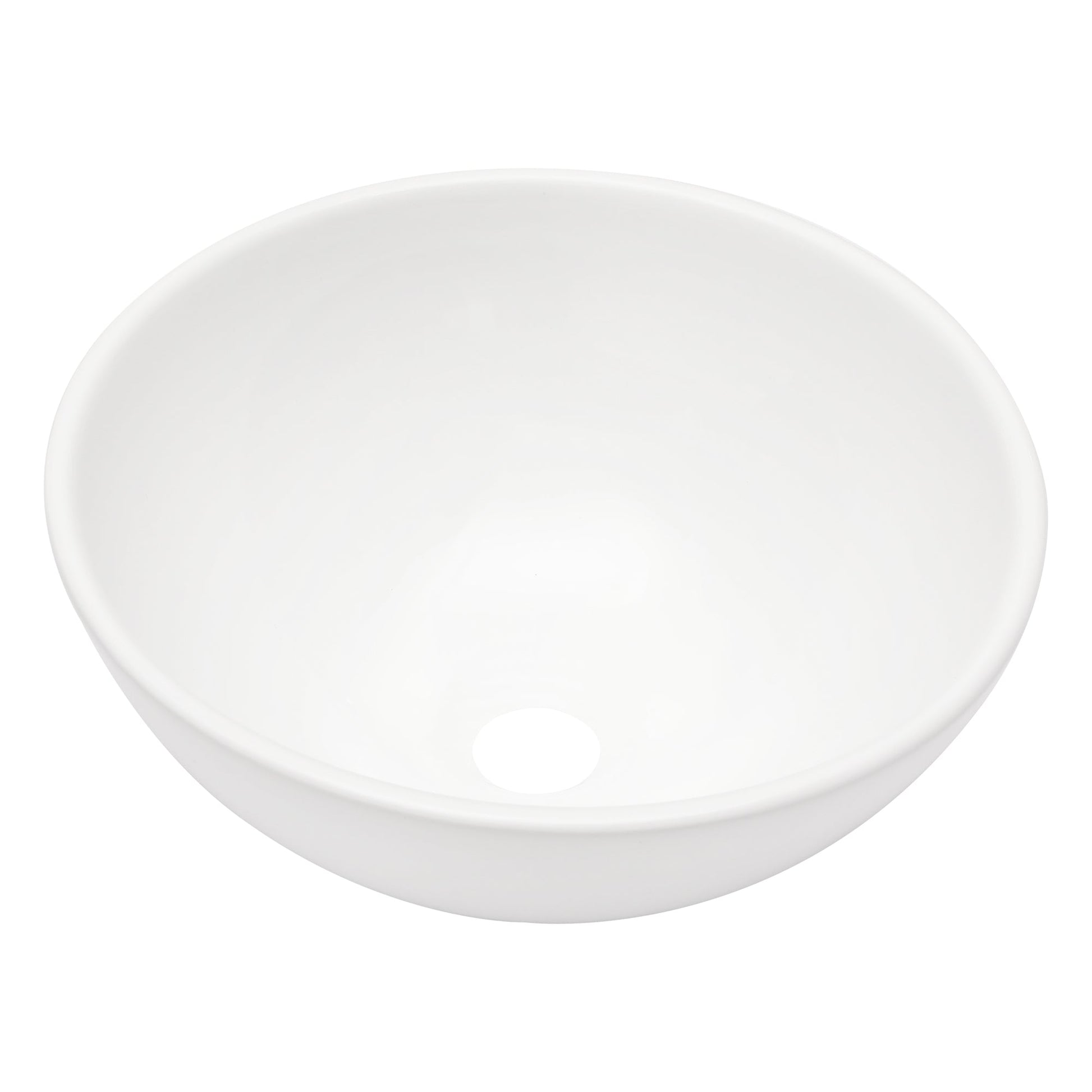 13in W x 13in D Washroom Sink Design Bathroom Vessel Sink Round Bowl  Above Counter White Ceramic  from Kichae