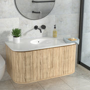 Kichae 19.5'' x 16'' White Oval Bathroom Sink Undermount Ceramic Lavatory Vanity Sink with Overflow Kichae USA