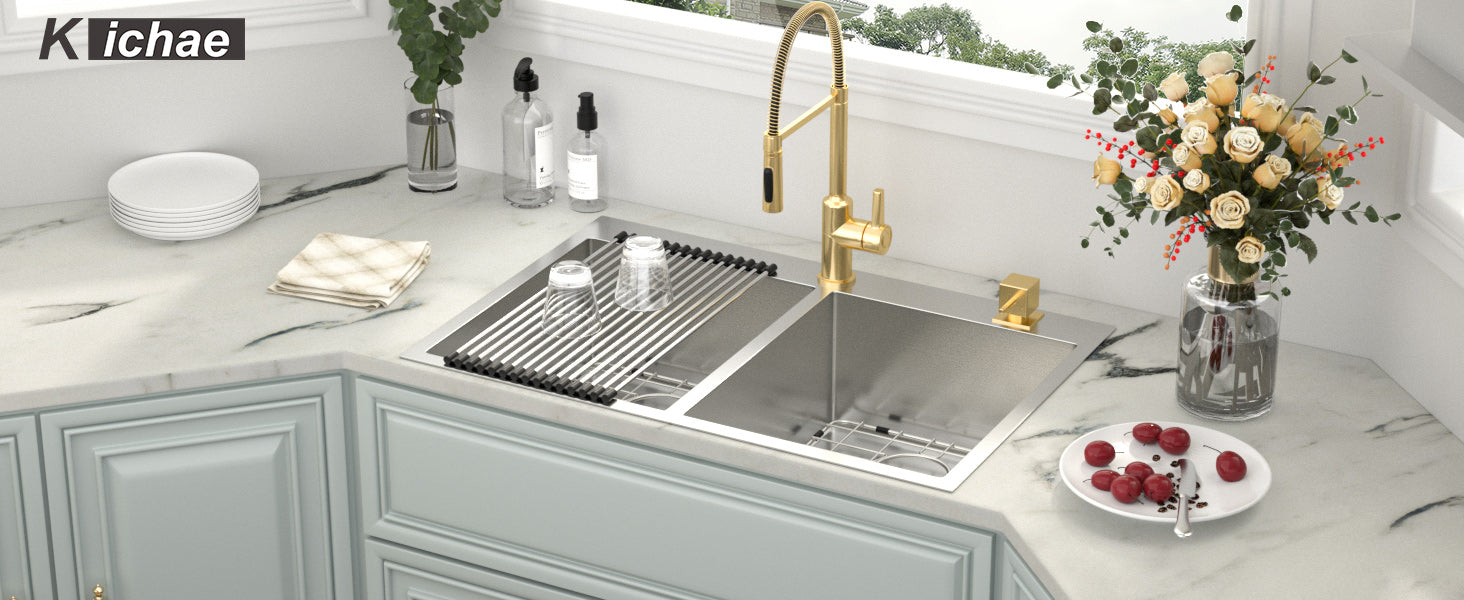 double bowl kitchen sink