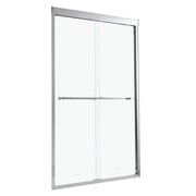 48'' W x 76'' H Semi-Frameless Shower Door And Enclosure Bypass Sliding Kichae USA