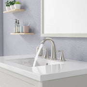 Kichae Two Handle Bathroom Sink Faucet Combo with Pop-Up Drain Assembly & Water Supply Lines Kichae USA