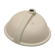 Kichae 19.5'' x 16'' White Oval Bathroom Sink Undermount Ceramic Lavatory Vanity Sink with Overflow Kichae USA