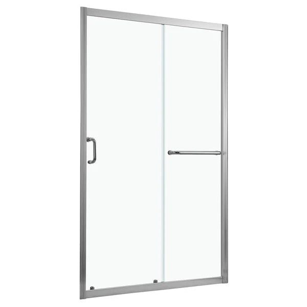 60" W X 72" H Semi-Frameless Shower Door and Enclosure Single Sliding