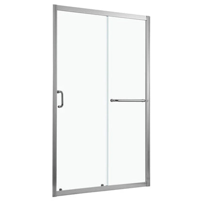 60" W X 72" H Semi-Frameless Shower Door and Enclosure Single Sliding