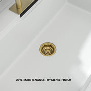 Kichae 33'' x 22'' White Granite Composite Drop In Workstation Single Bowl Kitchen Sink Kichae USA