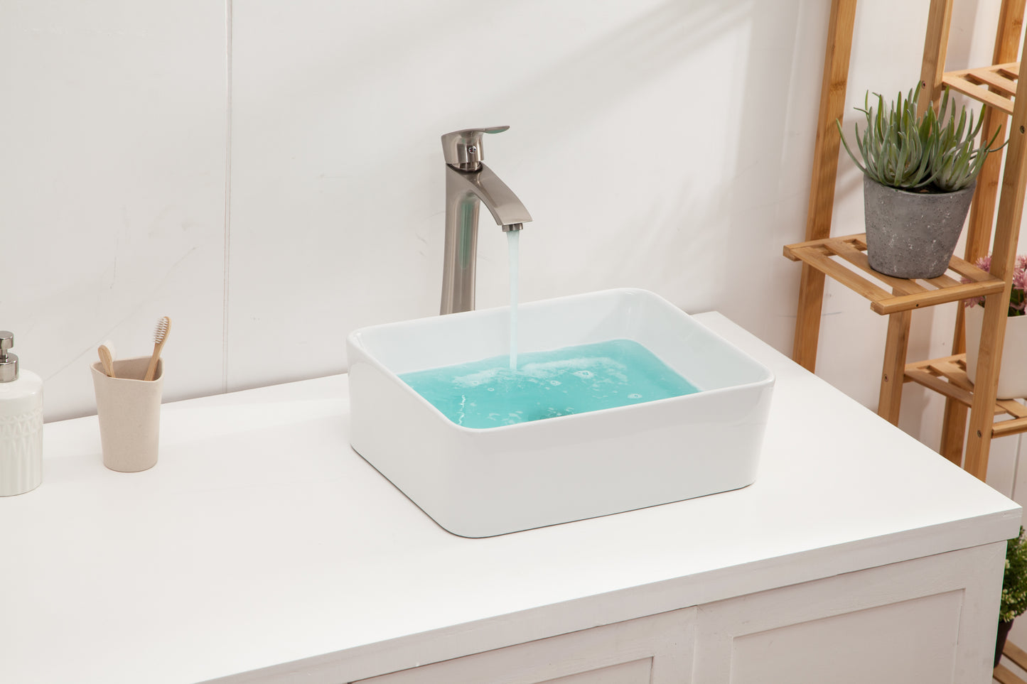 Washroom Sink Design Bathroom Sink White Ceramic Rectangle Above Counter Sink Art Basin