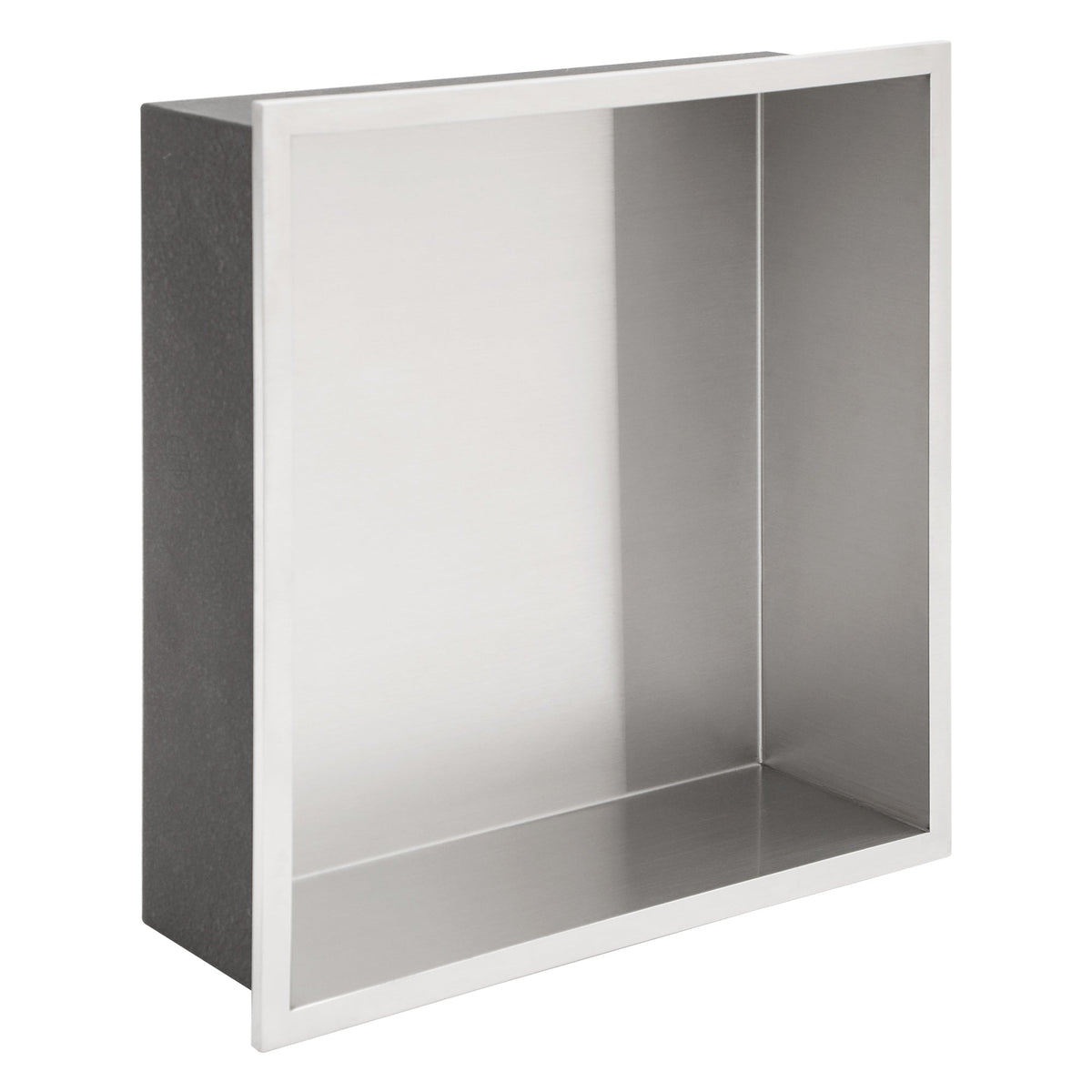 KICHAE 12x12 recessed stainless steel shower niche – Brushed Nickel main