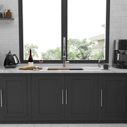33'' W x 19'' D Undermount Kitchen Sink Workstation Sink Single Bowl Stainless Steel Kichae USA