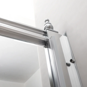 60'' W X 72'' H Semi-Frameless Shower Door and Enclosure Single Sliding Kichae USA
