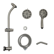 5 Inch Rainfall Round Shower System with Handheld Shower 7 Spray Multi Function Dual Shower Head Kichae USA