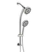 5 Inch Rainfall Round Shower System with Handheld Shower 7 Spray Multi Function Dual Shower Head Kichae USA