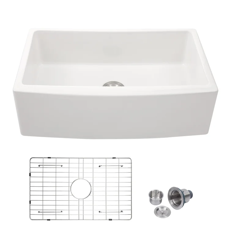 33" L x 21" W Farmhouse Kitchen & Utility Sink Lordear