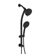 5 Inch Rainfall Round Shower System with Handheld Shower 7 Spray Multi Function Dual Shower Head Kichae USA
