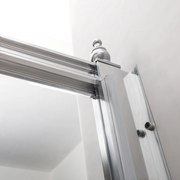 60'' W X 72'' H Semi-Frameless Shower Door and Enclosure Single Sliding Kichae USA