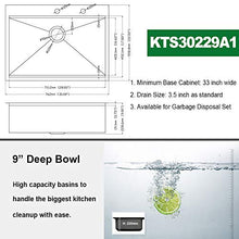 Load image into Gallery viewer, 30&quot; W x 22&quot; D Topmount Kitchen Sink Workstation Sink Stainless Steel Single Bowl
