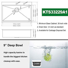 Load image into Gallery viewer, 33&quot; W x 22&quot; D Topmount Kitchen Sink Workstation Sink Stainless Steel with Cutting Board
