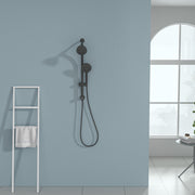5 Inch Rainfall Round Shower System with Handheld Shower 7 Spray Multi Function Dual Shower Head Kichae USA