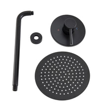 Load image into Gallery viewer, 10 Inch Rainfall Round Shower Head Stainless Steel Wall Mounted (Valve Included)

