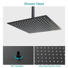 Load image into Gallery viewer, 10 Inch Rainfall Square Shower System Ceiling Mounted in Oil Rubbed Bronze (Valve Included)
