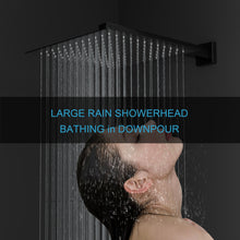 Load image into Gallery viewer, 12 Inch Suqare Rain Shower Head 304 Stainless Steel Full Body Coverage with Silicone Nozzle
